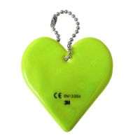 Fancy Keychain in Various Colors, Made of Reflective Soft PVC