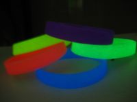 glow silicone bracelet