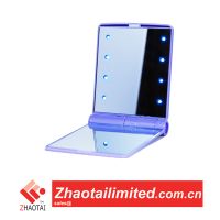 LED compact plastic light mirror