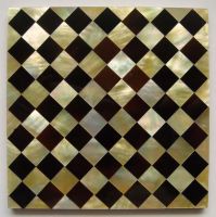 Sell shell mosaic square in diagonal pattern