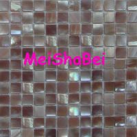 Sell  pink shell mosaic tile border, decorative tiles