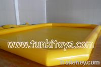 Sell inflatable swimming pool, aboveground aqua pool air bumper pool