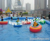 Sell inflatable bumper boat aqua battery boat kids fun boat battery