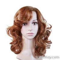 Sell 100% human hair front lace wig