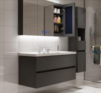 Wall Mounted and Floor Stand Bathroom Cabinet with Mirror