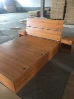 Furniture Bed and Bedside Cabinet