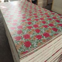 Wholesale 4X8 Cheap Decorative Colored Polyester Plywood