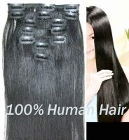 Sell clip remy human hair