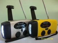 solar led light radio