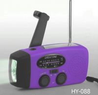 solar AM/FM radio