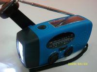 Sell solar led flashlight radio