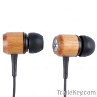 Sell wood earphone