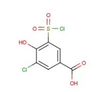 3-Chloro-5-(chlorosulfonyl)-4-hydroxybenzoic Acid