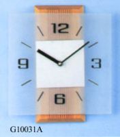 Sell wooden glass wall clock