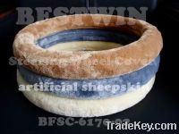 artificial sheepskin steering wheel cover 02