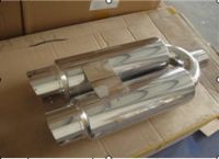 Sell Dual Tips stainless steel exhaust muffler