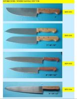 Sell kitchen knife - wooden handle, new type