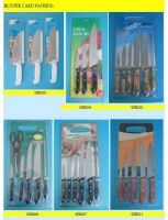 Sell kitchen knife set - blister card pack