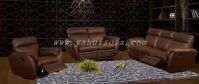 Sell modern leisure leather sofa furniture (HW-1104)