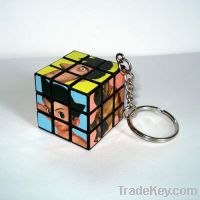 promotion magic cube /puzzle cube keychain, rubik's cube
