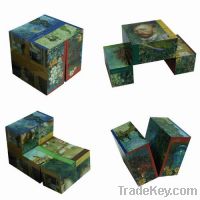promotion folding (foldable) magic cube / puzzle cube / magic calendar