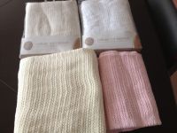 100% Cotton Baby Cellular Thermal Blankets, with satin piping