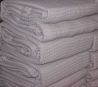 100% cotton Waffle thermal blanket
