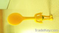 Sell new brand FDA grade kid shape cute silicone spoon for promotional