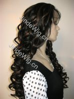 Sell 100% Human Hair Silk Top Full Lace Wigs