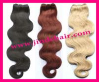 JinDe colorful body wave hair extension