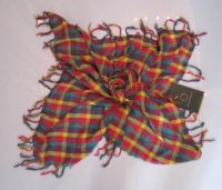 Sell colorful check scarfs