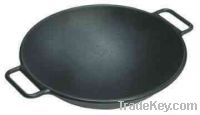 Sell cast iron enamel wok pot