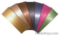 PVD Color coated No4/Brushed Finish Stainless Steel Sheet