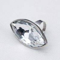 Sell Gorgeous Clear Rhinestone Adjustable Ring-J0157