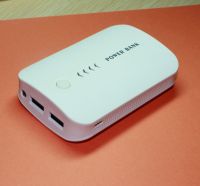 Rubber Housing USB Power Bank Mobile Phone External Backup Battery 4500-7800 mAh