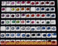 Synthetic Corundum Ruby Gemstones, Syn Spinell Blue Whole Sale Round