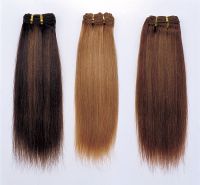 Sell 100% high quality machine made hair weft