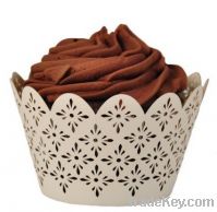 Sell Wedding Laser cutting Fancy Cupcake Wrapper