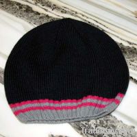 Sell Women Men Girl's Knit Winter Striped Plain Cable Hat Cap