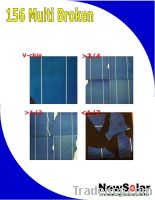 Sell 156 Poly 2BB Broken Solar Cells with size >1/2
