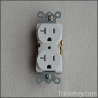 UL Approved 20-Amp White Tamper Resistant nema 5-20r receptacle