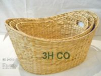Sell oval water hyacinth basket