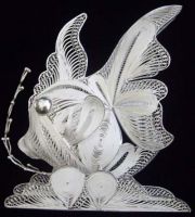 Handmade Sterling Silver Ornament / Miniature / Gift 925