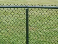 metal chain link fence