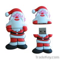 Sell Santa PVC USB Flash Drive