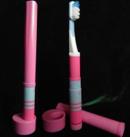 Dry cell sonic and vibrating toothbrush fashion design