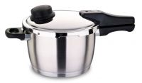 S. S. Multi-functional pressure-adjustable cooker with bakelite handle