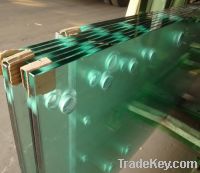 Sell Tempered glass with holes