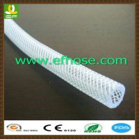 high pressure PVC water hose flexible pipe plastic tubes Colorful PVC braided fiber reinforced net hose supplier ?&manufacture