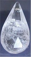Sell  clear quartz crystal full pear